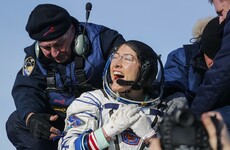 Record-breaking US astronaut returns to Earth after longest mission by woman