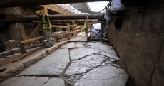 Work on Greek subway system uncovers 2,500-year-old road
