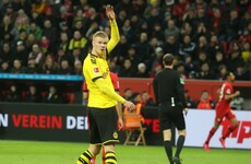 Haaland takes haul to 9 goals in 6 games as Dortmund stroll to win