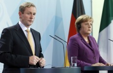 Kenny calls for sharing of bank debts - as Merkel again rules out Eurobonds