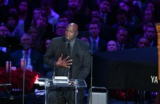 Tearful Michael Jordan commemorates 'little brother' Kobe Bryant