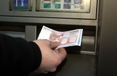 How much Irish currency does the Central Bank change every day?