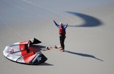 Video, photos: Virgin tycoon Richard Branson and son set kitesurfing records