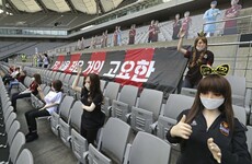 South Korean club apologises after being accused of using sex dolls to fill empty stadium