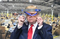 'I had one on before': Trump avoids wearing mask during tour of Ford factory despite company policy