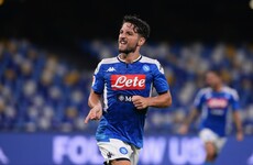 Eriksen scores early but record-breaking Mertens sends Napoli into Coppa Italia final