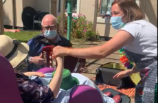 'Tears of joy and happiness' as visitors return to nursing homes