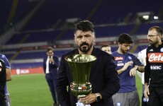 'There's a God of football,' says Gattuso as Napoli land sixth Italian Cup