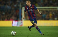 Ex-France and Barcelona defender injures knee Wednesday, retires Thursday