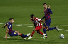 Messi scores 700th goal but Barca's title challenge wobbles again at home to Atletico