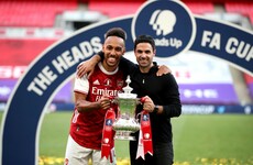 Arteta confident FA Cup final hero Aubameyang will stay at Arsenal