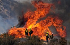 Firefighters struggle to contain blaze in southern California