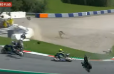 Valentino Rossi has lucky escape from frightening MotoGP crash