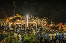 Search for survivors after India building collapse