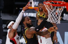 LeBron's Lakers steamroll Blazers, Heat close out Pacers