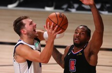 Celtics rout Raptors in NBA series opener, Clippers advance past Mavs