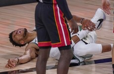 Bucks lose Giannis to injury but stay alive in NBA playoffs