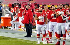 Audible booing in reduced crowd as NFL returns with 'moment of unity'