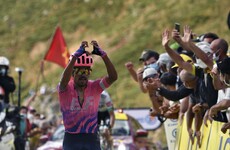 Roglic tightens grip on Tour as Martinez wins mountain struggle