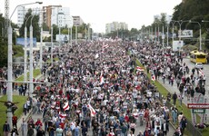 Tens of thousands rally in Belarus amid mass arrests