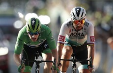 Bennett fends off Sagan to tighten grip on Tour de France green jersey