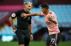 Ireland's Egan controversially sent off as Aston Villa enjoy winning start