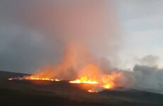 Dublin Fire Brigade battles gorse fire in Dublin Mountains