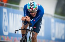 Roche and Mullen feature as Ganna claims Italy's first world time trial crown on home soil