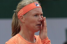Bertens leaves court in wheelchair after stormy Roland Garros clash