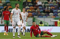 Ronaldo denied against Spain, Finland warm up for Ireland game with 5-1 defeat