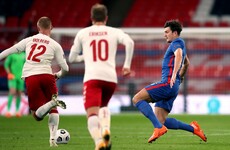 Harry Maguire sent off in England's first defeat in a year