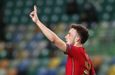 Liverpool striker scores twice as Portugal cruise to victory in Ronaldo's absence