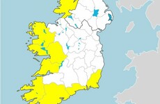 Status Yellow warnings for 8 counties with very wet and windy conditions forecast tonight