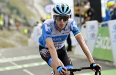 Dan Martin finishes third once again to stay in the hunt at Vuelta as Roglic wins stage eight