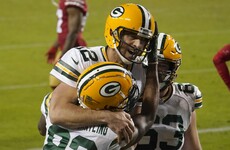 Aaron Rodgers on fire as Packers pummel depleted 49ers