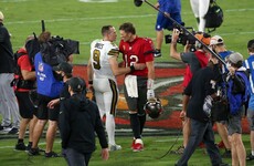 Brees outduels Brady as Saints crush Bucs, Chiefs survive scare and history-making Steelers go 8-0