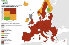 Ireland and the Canary Islands turn 'orange' on EU traffic light travel map