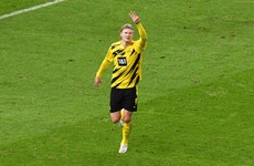 Haaland scores four times as Dortmund cut Bayern's lead