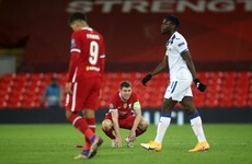 Lacklustre Liverpool suffer shock Champions League defeat at Anfield