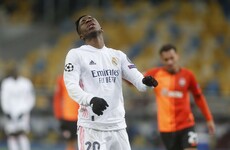 Real Madrid lose again to Shakhtar, leaving Champions League hopes on the brink