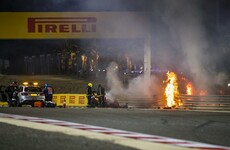 'I saw death too closely' - F1 driver describes horrific 140mph crash after leaving hospital