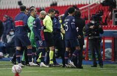 PSG/Istanbul CL tie abandoned as players walk off in protest at alleged racist slur from official