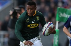 Springboks wing Dyantyi handed four-year doping ban