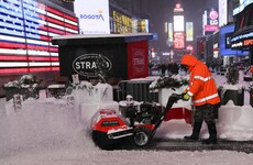 US officials expect widespread disruption after major snowstorm hits east coast