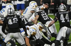 Rookie quarterback sneaks in for game-winning touchdown to inflict blow on Raiders' play-off hopes