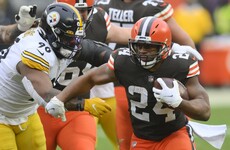Browns end 19-year wait for NFL play-off spot while Ravens and Titans also advance