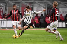 Pirlo's Juventus end 27-match unbeaten run of Serie A leaders AC Milan