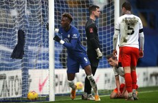 FA Cup hat-trick for Abraham eases pressure on Lampard
