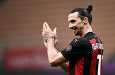 Ibrahimovic breaks 500-goal club mark to keep AC Milan top