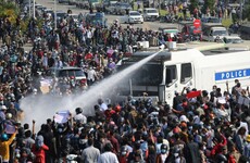 Police fire rubber bullets at anti-coup demonstrators as crowds continue to defy military